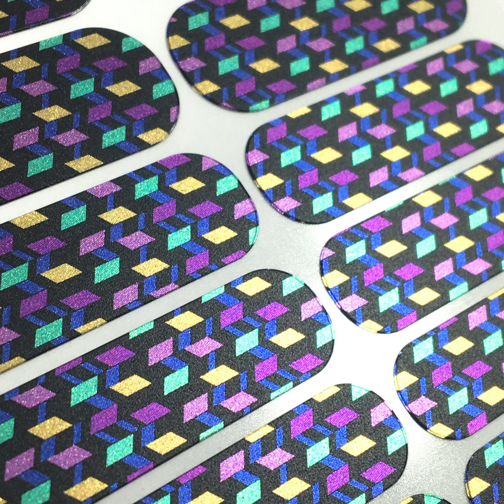 Jamberry Bejeweled Nail Wraps, GTE, Full Sheet